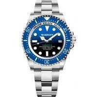 Bobroff Men's BF0003J1ba 44mm Automatic Watch in Silver