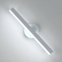 COMELY Indoor Wall Lights, 12W Wall Lights Modern 300 Rotatable, White