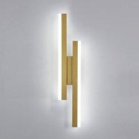 COMELY Indoor Wall Lights, 16W Gold Creative Long Parallel Wall Lights