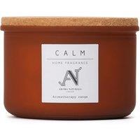 Aroma Naturals Calm Scented Candle - Amber Glass with Cork Lid in Brown | Size: Medium
