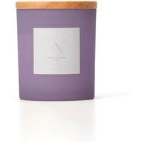 Aroma Naturals Frosted Decadence Glass Candle - Pink Cherry & Vanilla Scent in Purple | Size: Medium