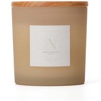 Aroma Naturals Frosted Decadence Glass Candle - Vanilla Bean Scent in Cream | Size: Large