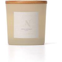 Aroma Naturals Frosted Decadence Glass Candle - Vanilla Bean Scent in White | Size: Large
