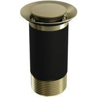 Balterley Unslotted Basin Waste without Overflow, Top Fix Installation in Metallics