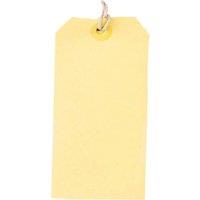 County Stationery Tie On Parcel Labels (12 Packs Of 10) in Yellow