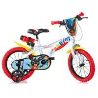 Dino Bikes Bing 14in Kids Bike - White