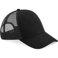 Beechfield Men's Cotton Trucker Cap in Black
