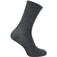 COMODO Men's Alpaca Merino Wool Hiking Socks | Breathable Trekking Socks in Dark Grey | Size: 9-11