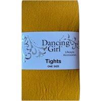 Dancing Girl Women's 40 Denier Coloured Tights in Mustard