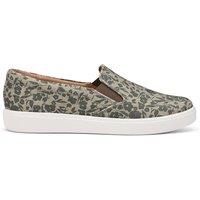 Hotter Women's 'Tara' Slip-On Trainers in Khaki | Size: 9