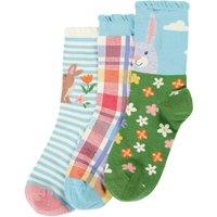 Frugi Women's Freya Frilled Socks 3 Pack | Size: 3-6