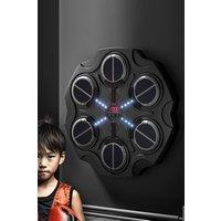 Living and Home 6-Target Music Boxing Machine with LED Light in Black