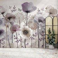 Superfresco Easy Poppy Purple Print To Order 3m x 2.8m Mural