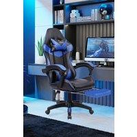 Neo GTB Gaming Chair with Massage & Footrest in Blue