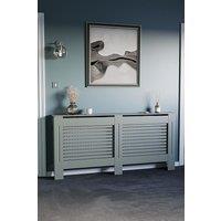 Home Discount Vida Designs Milton Radiator Cover MDF 820 x 1720 x 190 mm in Grey