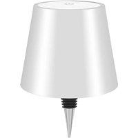 EONLION WHITE 2PCS LED BOTTLE TABLE LIGHT TOP CORDLESS RECHARGEABLE