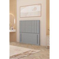 Somnior Alexas 54" Floor Standing Headboard Linen Fabric in Light Grey | Size: Small Single