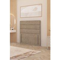 Somnior Chambery 54" Floor Standing Divan Headboard Upholstered Plush Velvet in Beige | Size: King