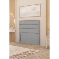 Somnior Chambery 54 Floor Standing Divan Headboard Upholstered Linen Fabric in Light Grey | Size: King