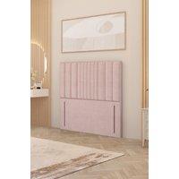 Somnior Alexas 54 Floor Standing Headboard Plush Velvet in Pink | Size: King