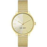 Nine West Women's NW-2668CHGB 35mm Quartz Watch in Gold