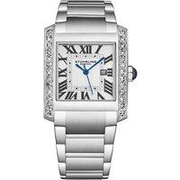 STHRLING Original Women's lan Women's Quartz 35mm Rectangular Crystal Dial Watch in White