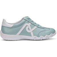 Hotter Women's 'Marianne' Leather Trainers in Duck Egg Blue | Size: 5.5
