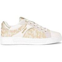 Carvela Women's 'Daze Raffia' Trainers in Cream | Size: 8