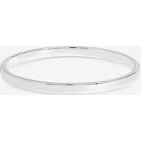 Inicio Women's Sterling Silver Plated Polished Bangle - Gift Pouch