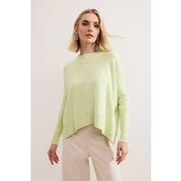 Phase Eight Women's Kara Boxy Knit Top in Pale Green | Size: Medium