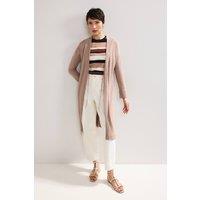 Phase Eight Women's Tasha Linen Cardigan in Fawn | Size: Medium