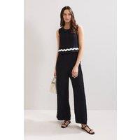 Phase Eight Women's Audrey Jumpsuit in Black | Size: 16