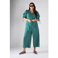 Shnoo Women's V-neck Wide-Leg Jumpsuit | Size: 18