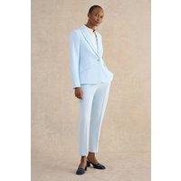 Hobbs London Women's Keighley Single-Button Tailored Blazer in Baby Blue | Size: 20