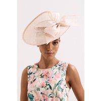 Phase Eight Women's Bow Disc Fascinator in Light Beige
