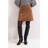 Phase Eight Women's Felisity Mini Skirt in Brown | Size: 16