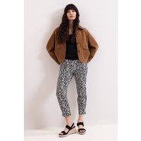 Phase Eight Women's Carmella Printed Cropped Trousers | Size: 14