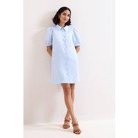 Phase Eight Women's Candice Linen Dress in Baby Blue | Size: 22