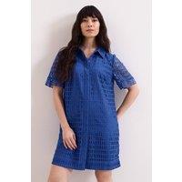 Phase Eight Women's Alina Lace Tunic Dress in Cobalt | Size: 16