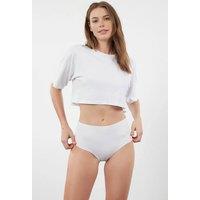 WOVCOR Women's 3 Pack Seamless High Waist Knitted Briefs | Size: Large