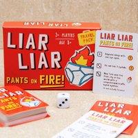 Boxer Gifts Liar Liar Pants on Fire Fun Travel Game for Kids