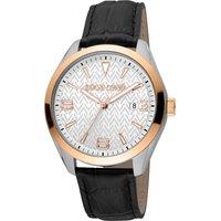 Roberto Cavalli Men's Swiss Quartz Watch in Silver