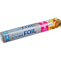 Bedsland FS Kitchen Foil Roll 5 Meter x 30 Centimeter Food Wrap for Cooking in Clear | Size: 5.5m