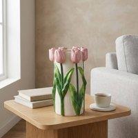 Garden Greatness 3D Pink Tulip Statement Vase | Size: 1 Pack