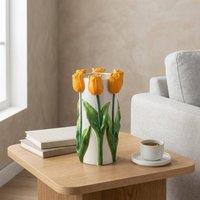 Garden Greatness 3D Orange Tulip Statement Vase | Size: 1 Pack