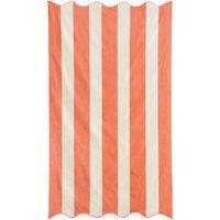 Allure Bath Fashions Large Scalloped Striped Beach Towel - 100% Cotton in Burnt Orange