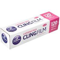 SHEDS AND FENCE LTD FS-Catering Cling Film 120m x 30cm - Easy Dispensing Box | Size: 120 cm