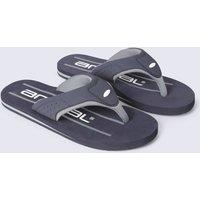 Animal Men's 'Jekyl' Soft Padded Lightweight Casual Slip On Pool Beach Flip-Flops in Navy | Size: 12