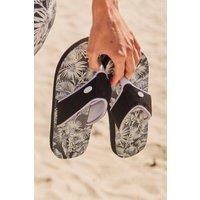 Animal Women's Swish All Over Printed Flip Flop in Lilac | Size: 8