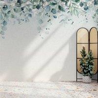 Superfresco Easy Botanical Cascade Duck Egg Print To Order 3m x 2.8m Mural in Blue
